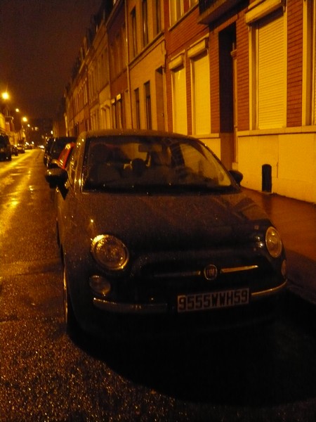 La nuit sous la pluie...