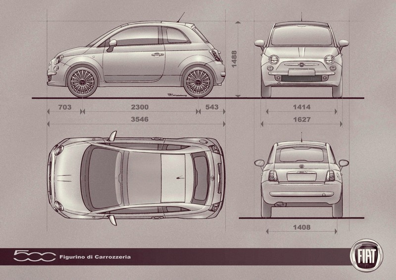 Dimension Fiat 500X, volume coffre et électrification