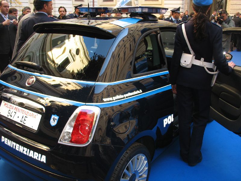 Fiat 500 de la police pnitenciaire